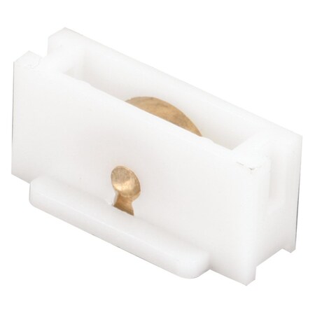 Prime-Line White Brass Universal Window Roller For Universal G 3122